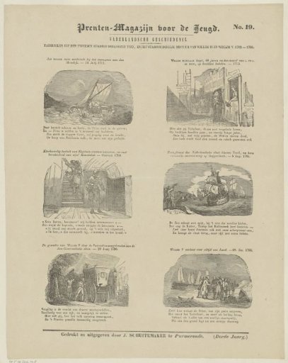 Scenes from the second period without a stadtholder, and the stadtholderate of William IV and William V. 1702-1795