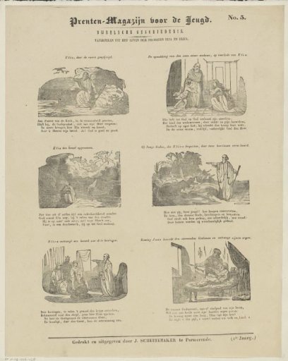 Scenes from the life of the prophets Elijah and Elisha