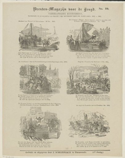 Scenes from the reign of William I, as sovereign prince of the Netherlands. 1813-1815