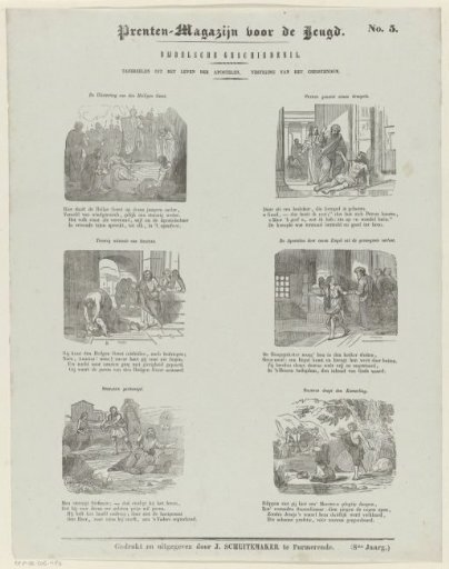 Scenes from the life of the Apostles. Establishment of Christianity