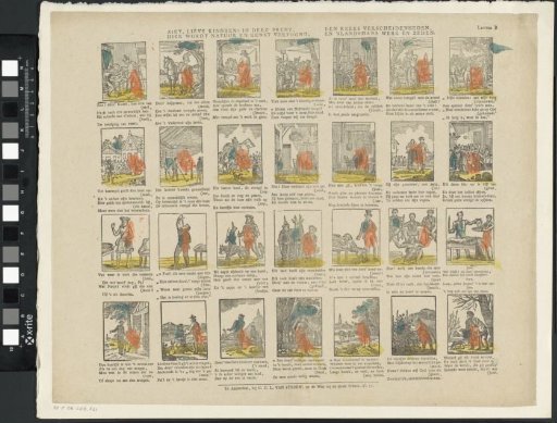 Behold, dear children! in this print / A series of diversities, / Here nature and art are displayed, / And the work and customs of the countryman