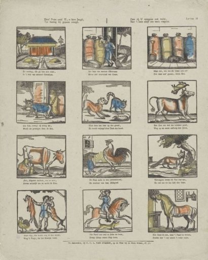 May this print serve you, O dear youth, / As instruction with appropriate joy. / May it also inform you somewhat, / How reward always repays our work
