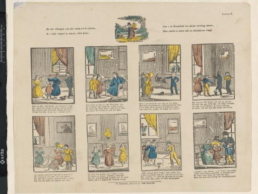 After having completed one's task, it is always permitted to rest; / Therefore, dear youth, / Do not let this print image merely banish boredom, / But also serve you for innocent joy