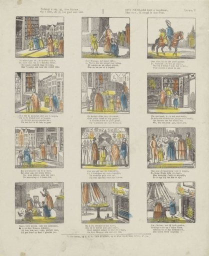Rejoice freely, you dear little ones, / At the feast you know so well. / Saint Nicholas comes to appear to you, / But no, the joy in this print