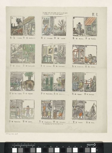 Art has set dear youth for you in print / The cozy A, B, C, the useful alphabet
