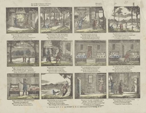 Lesson from the adventures of Little Thumb. / That one can succeed through cunning; / But to join good sense with virtue, / That makes the boy an honest man