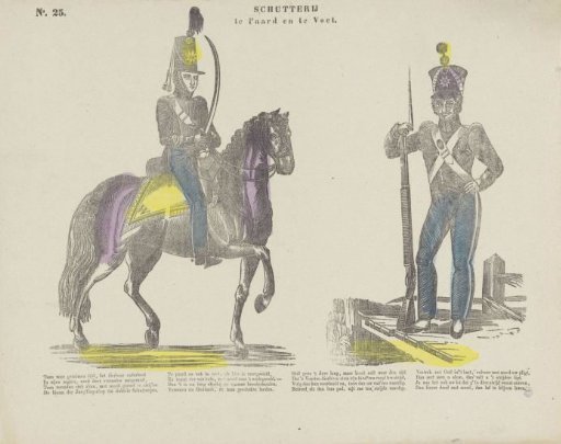 Civic guard / on horseback and on foot
