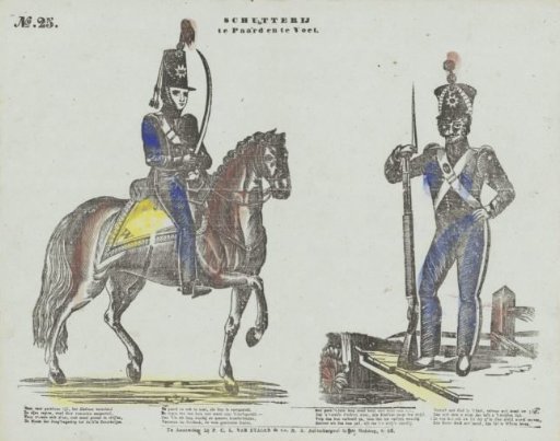 Civic Guard / on horseback and on foot