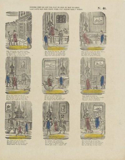 Children, if you still wish to see and read something, / Then let this print be something new for you