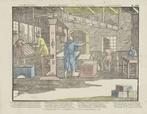 With reverence and admiration, / You must contemplate this print, / The reason for it, dear youth, / I shall unfold to you