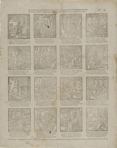 Nothing should diminish your attention, / When you are contemplating the print. / You learn through it, dear children, / How to unite profit with diligence