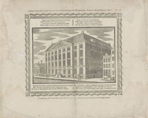 On the Superb New Building for the Roman Catholic Orphan Girls, Standing in Amsterdam on the Spui