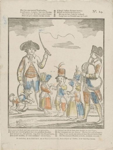 Behold Here a Pair of Vagabonds, / Wanderers, Idlers, with Four Dogs [(...)]