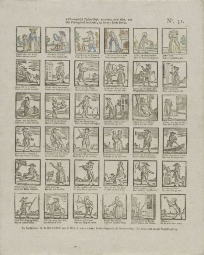 The pleasant pastime, as one calls everything that / this print collection shows, and contains in its kind