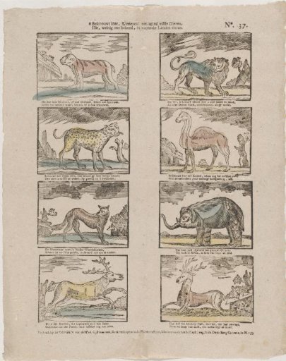 Behold here, children! eight wild animals, which, little known to us, thrive in foreign lands