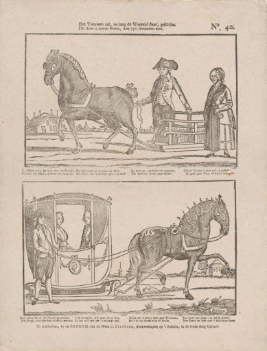 Marriage will, as long as the world stands, happen. This print shows you this, with its ornaments