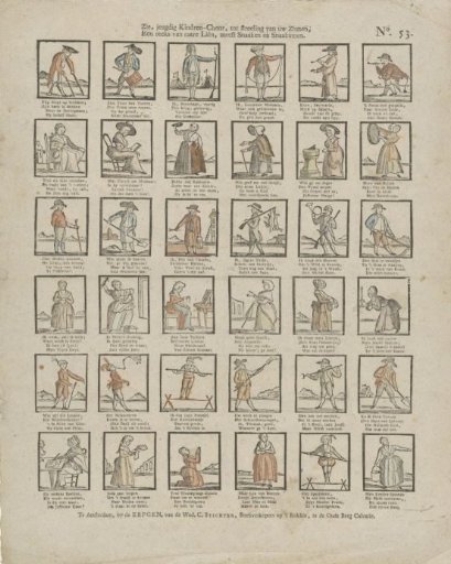 See, youthful children's choir, to the delight of your senses, / A series of strange people, mostly fools and foolish women