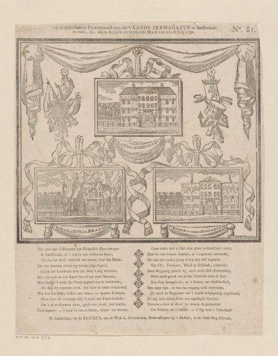 Fire at the State Naval Magazine in Amsterdam, 1791