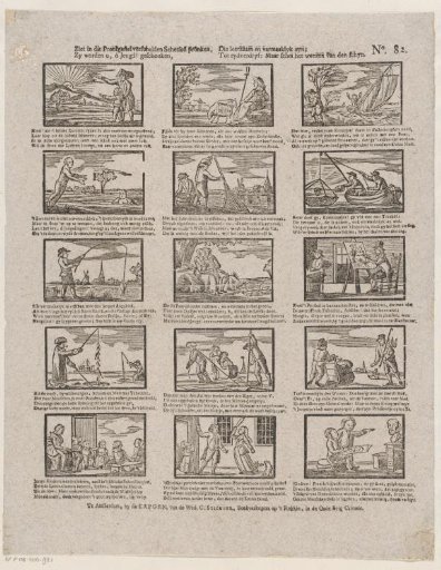 Behold in this print collection various sketches of splendor, / They are given to you, O youth! / Which are instructive and entertaining; / For pastime: But distinguish being from appearance