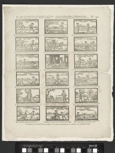See, youth! the diligent farmer, not hesitating in his duties / Performing his work, in each season of the year, with diligence, / While the fisherman fishes, the hunter goes hunting, / And also the winter joy is enjoyed by others.