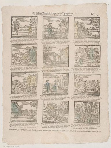 Thus the gardener works, whose diligence hopes for fruit, / Until he sells the mature crop at market for profit