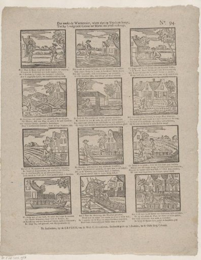 Thus the gardener works, whose diligence hopes for fruit, / Until he sells the mature crop at market for profit