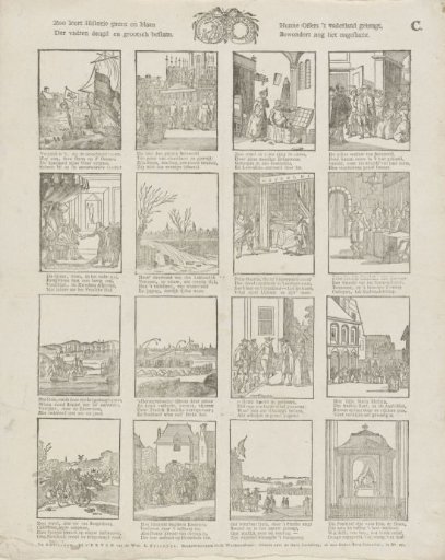 Thus History Print and Book Teaches the Virtue and Great Existence of the Fathers; Their Offerings Brought to the Fatherland, Admired Still by the Descendants.