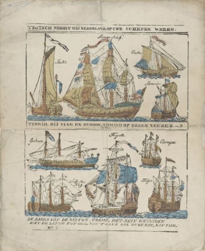 Proudly you may be, Netherlands, on your ships / While they are swift and beautiful, fearing no one at sea [(...)]