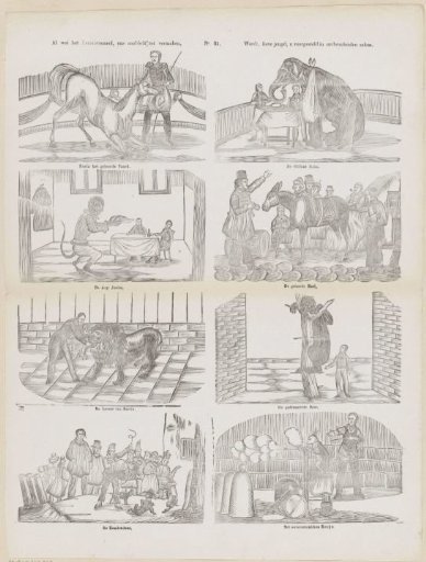 All that the fair offers us for amusement, / Is presented to you, dear youth, in various matters