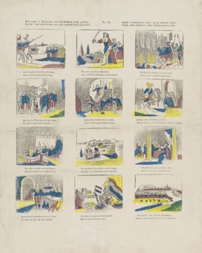 What Old Holland suffered under the Spanish yoke; / And how it always struggled with courage for its freedom [(...)]