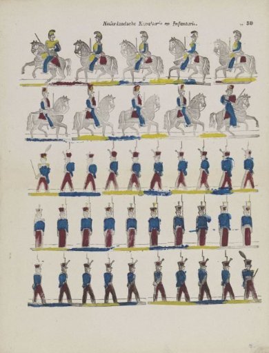 Dutch cavalry and infantry