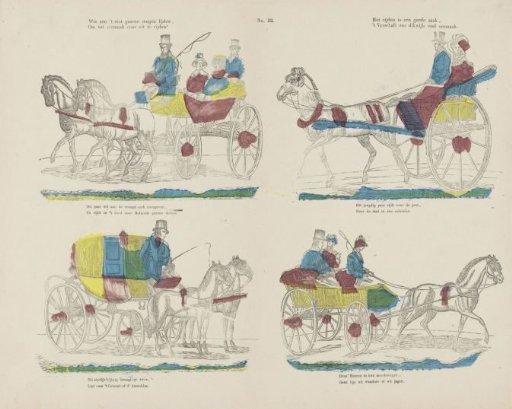 Who would not gladly endure, / To go out for a ride for pleasure? / Riding is a good thing, / It often provides us with much enjoyment