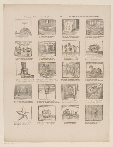 When you, my children, have learned your lesson, / Then you will be rewarded with these prints