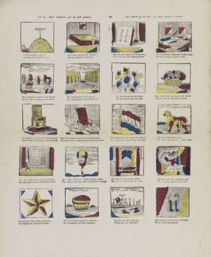 When you, my children, have learned your lesson, / Then you will be rewarded with these prints