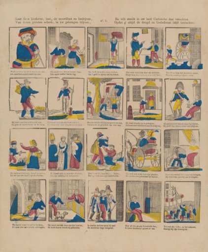 Let, dear children, let the murderous lust and deeds / Of this great villain remain in your memory, / And always in your heart despise Cartouche, / So that you may always diligently practice virtue and religion