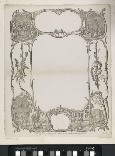 Wish letter with decorative frame