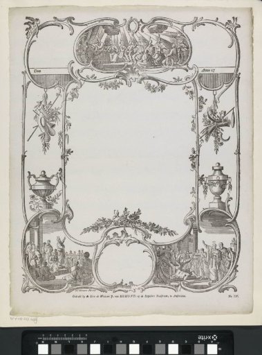 Wish letter with scenes from the New Testament