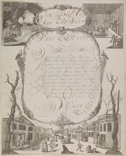New Year's card with the shooting of the New Year