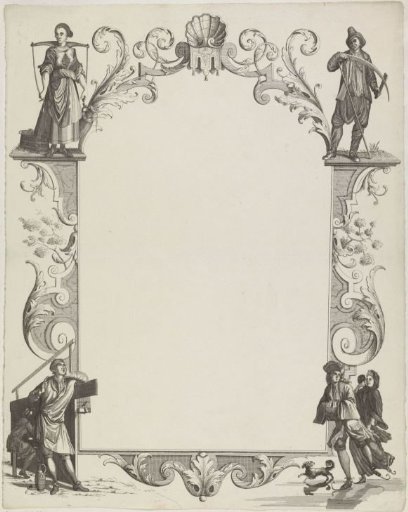 Wish card with various figures
