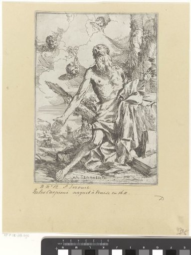 Saint Jerome as a penitent in the desert