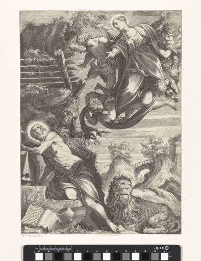 The Virgin Mary appears to Saint Jerome