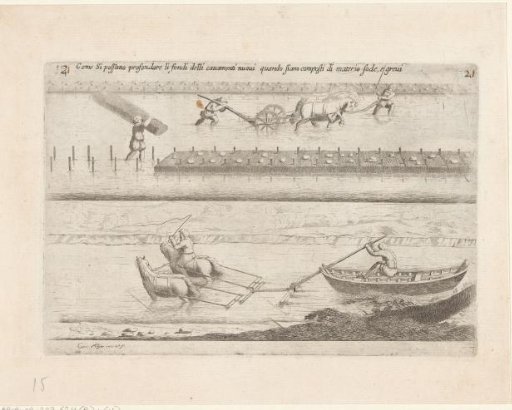Laying the Foundation in a River