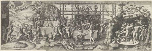 Wedding feast of Amor and Psyche