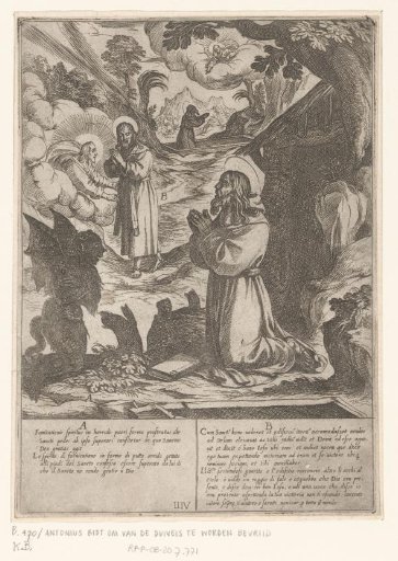 Saint Anthony Prays to Be Delivered from Demons