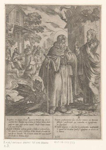 Saint Anthony Speaks to a Demon