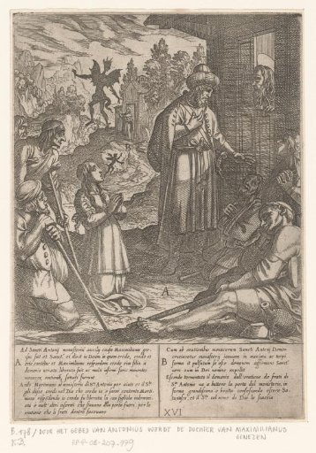 Maximilianus Asks Saint Anthony to Heal His Daughter