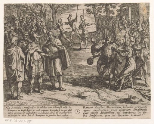 Romans purchase the young Dutch men from the Dutch elders