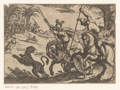Hunt of leopards