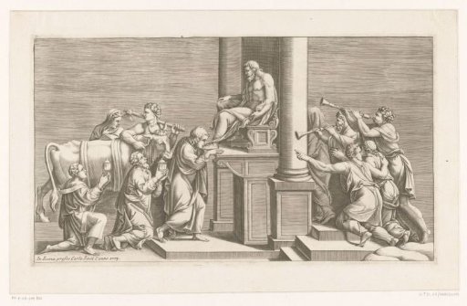 Sacrifice of a bull to Jupiter