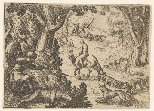 Wolf Hunt with a Dead Ram as Bait